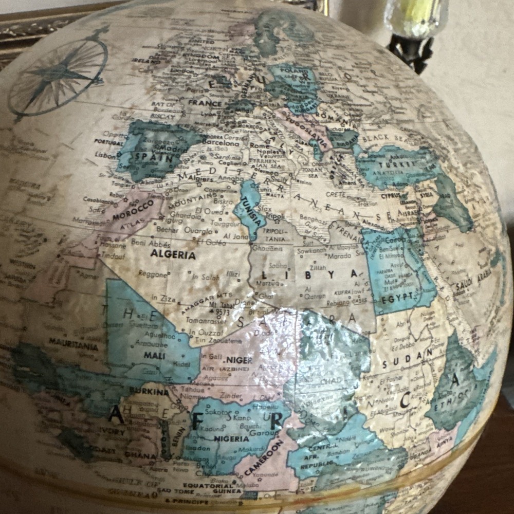 VTG 1990-91 Replogle 12" World‎ Nation Globe Raised Relief Unified Germany USSR - Picture 4 of 11